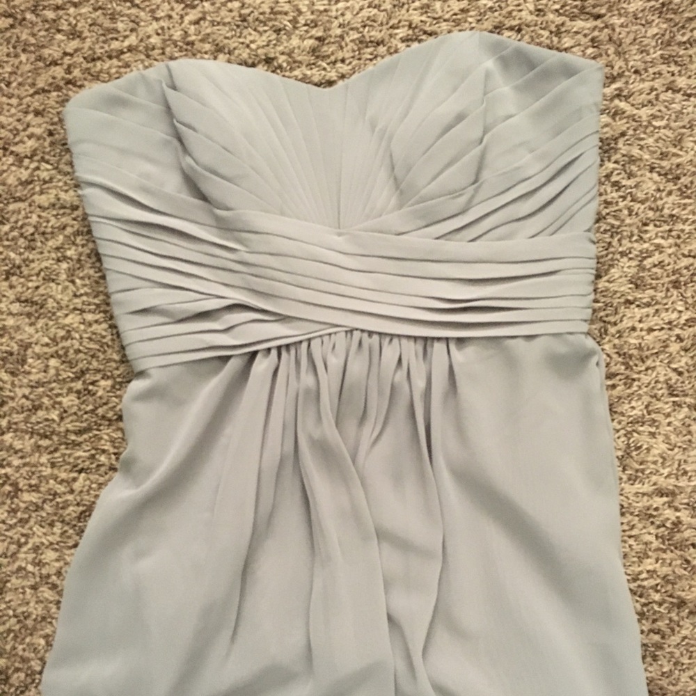 Gray David’s Bridal Bridesmaid’s Dress